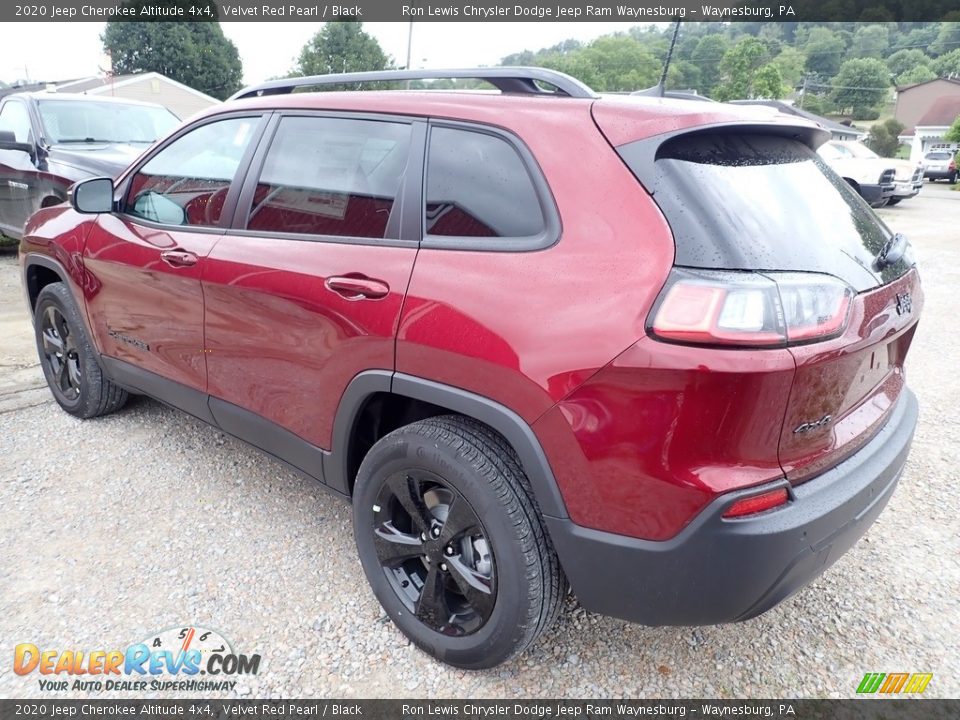 2020 Jeep Cherokee Altitude 4x4 Velvet Red Pearl / Black Photo #3