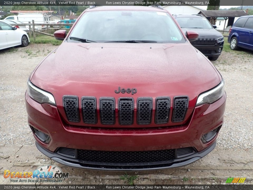 2020 Jeep Cherokee Altitude 4x4 Velvet Red Pearl / Black Photo #8