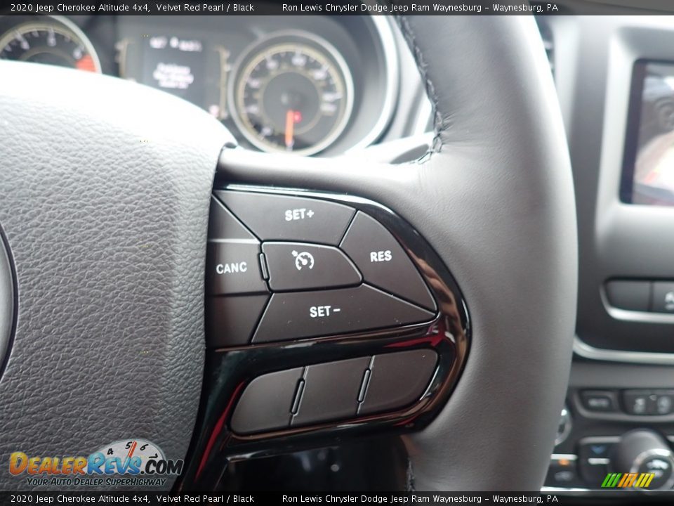 2020 Jeep Cherokee Altitude 4x4 Velvet Red Pearl / Black Photo #17