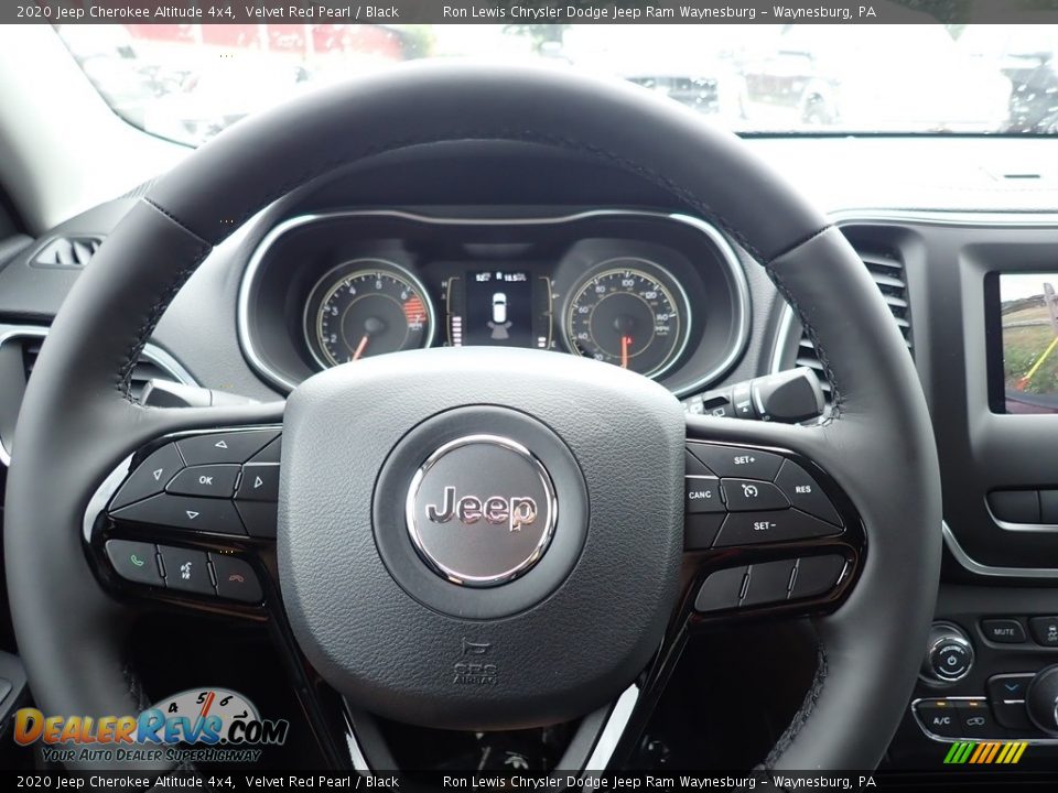 2020 Jeep Cherokee Altitude 4x4 Velvet Red Pearl / Black Photo #19