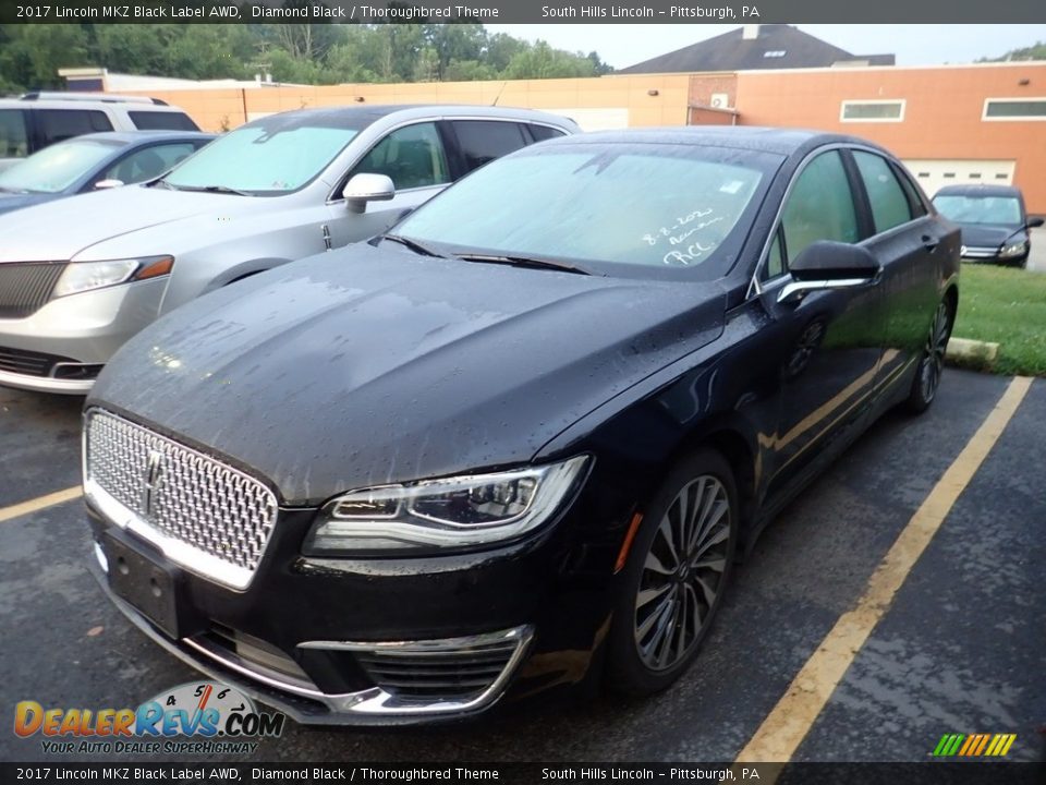 2017 Lincoln MKZ Black Label AWD Diamond Black / Thoroughbred Theme Photo #1