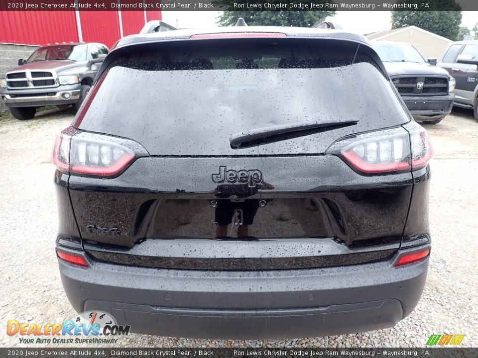 2020 Jeep Cherokee Altitude 4x4 Diamond Black Crystal Pearl / Black Photo #4