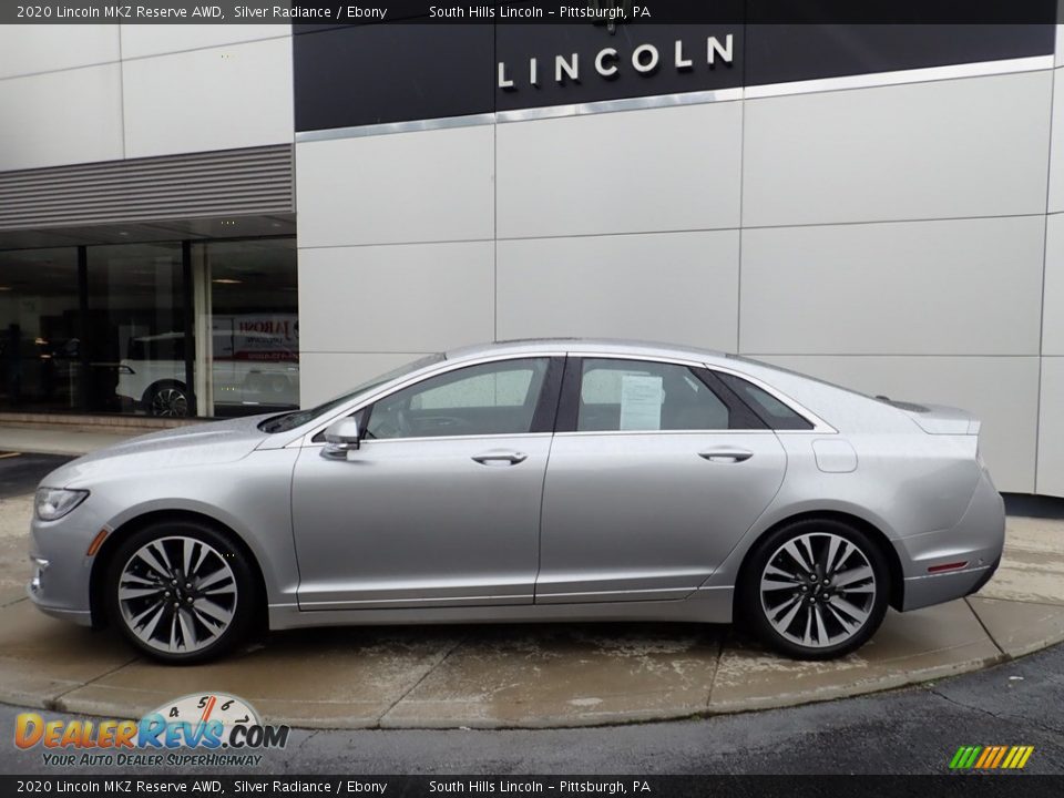 2020 Lincoln MKZ Reserve AWD Silver Radiance / Ebony Photo #2