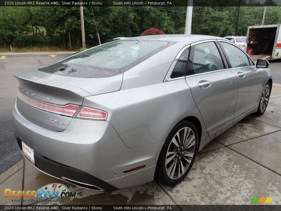 2020 Lincoln MKZ Reserve AWD Silver Radiance / Ebony Photo #6