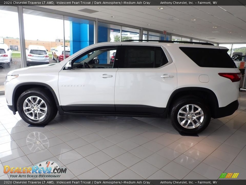 2020 Chevrolet Traverse LT AWD Iridescent Pearl Tricoat / Dark Atmosphere/­Medium Ash Gray Photo #7