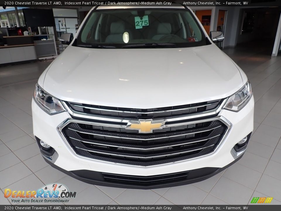 2020 Chevrolet Traverse LT AWD Iridescent Pearl Tricoat / Dark Atmosphere/­Medium Ash Gray Photo #9