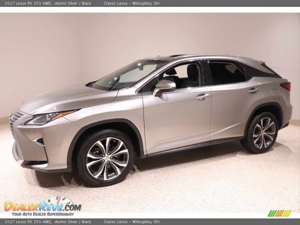 2017 Lexus RX 350 AWD Atomic Silver / Black Photo #3