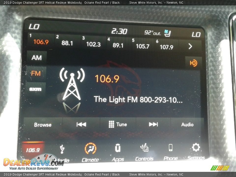 2019 Dodge Challenger SRT Hellcat Redeye Widebody Octane Red Pearl / Black Photo #20