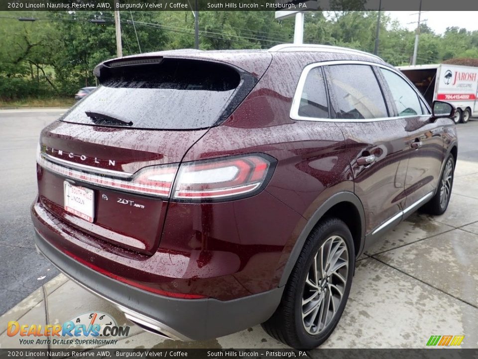 2020 Lincoln Nautilus Reserve AWD Burgundy Velvet / Coffee Photo #6