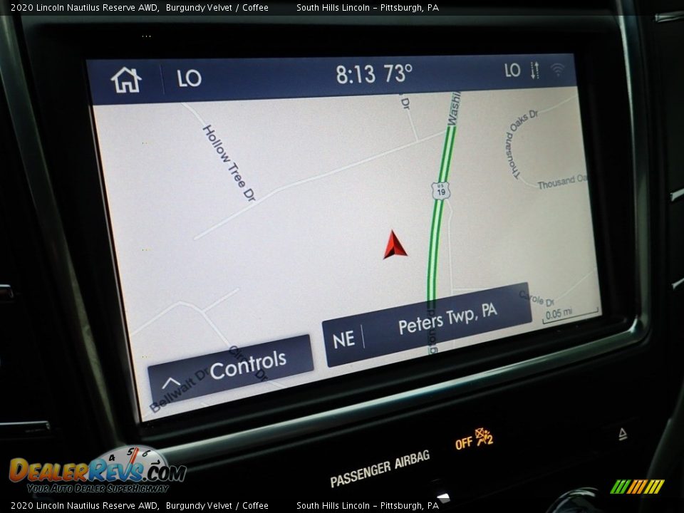 Navigation of 2020 Lincoln Nautilus Reserve AWD Photo #21