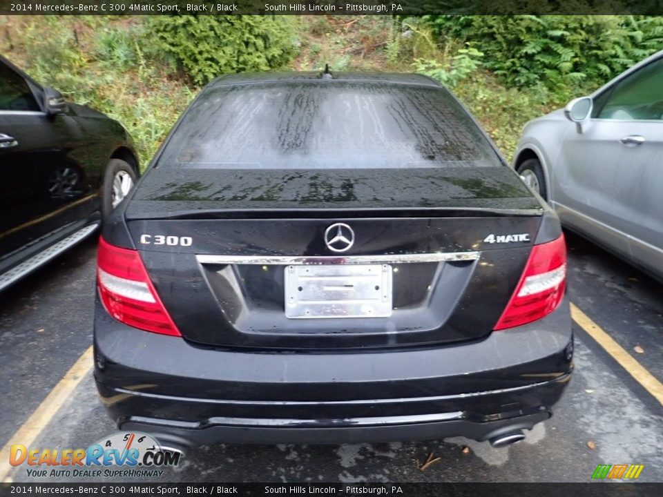 2014 Mercedes-Benz C 300 4Matic Sport Black / Black Photo #3