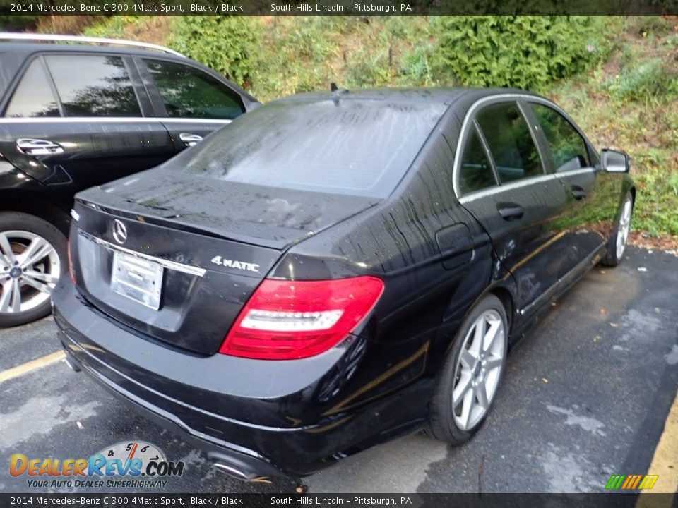 2014 Mercedes-Benz C 300 4Matic Sport Black / Black Photo #4