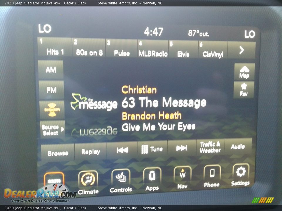 2020 Jeep Gladiator Mojave 4x4 Gator / Black Photo #23