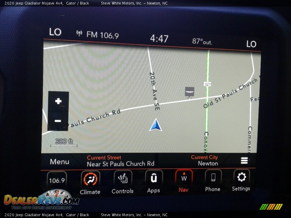 Navigation of 2020 Jeep Gladiator Mojave 4x4 Photo #25