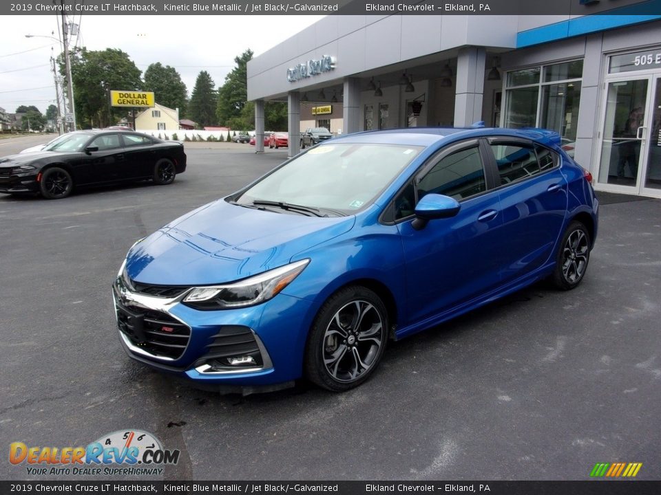 2019 Chevrolet Cruze LT Hatchback Kinetic Blue Metallic / Jet Black/­Galvanized Photo #2