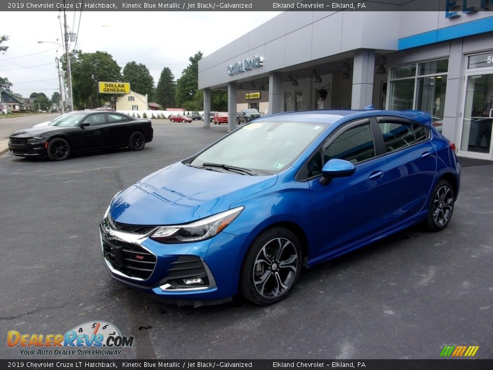 2019 Chevrolet Cruze LT Hatchback Kinetic Blue Metallic / Jet Black/­Galvanized Photo #3