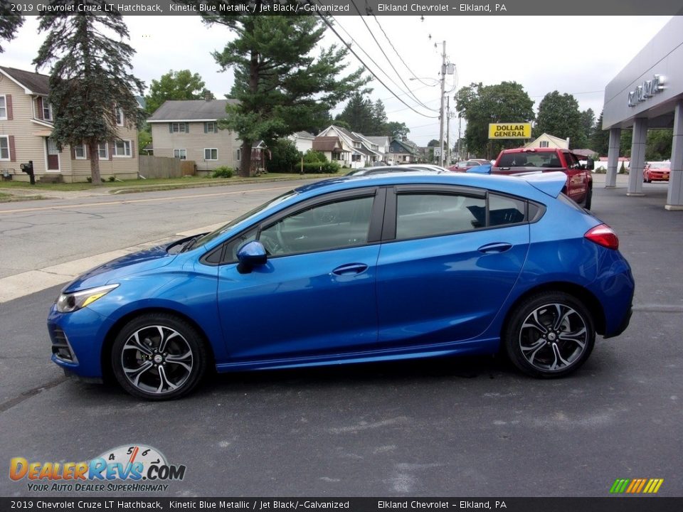 2019 Chevrolet Cruze LT Hatchback Kinetic Blue Metallic / Jet Black/­Galvanized Photo #4
