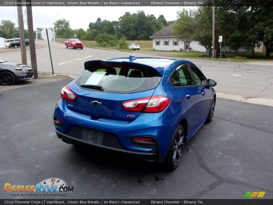 2019 Chevrolet Cruze LT Hatchback Kinetic Blue Metallic / Jet Black/­Galvanized Photo #7