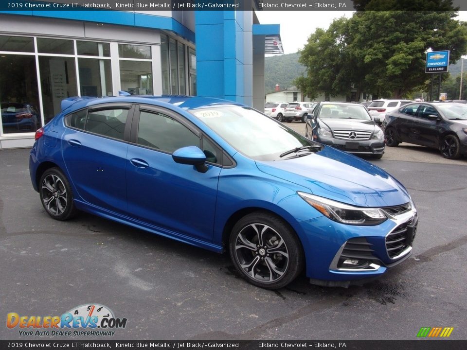 2019 Chevrolet Cruze LT Hatchback Kinetic Blue Metallic / Jet Black/­Galvanized Photo #10