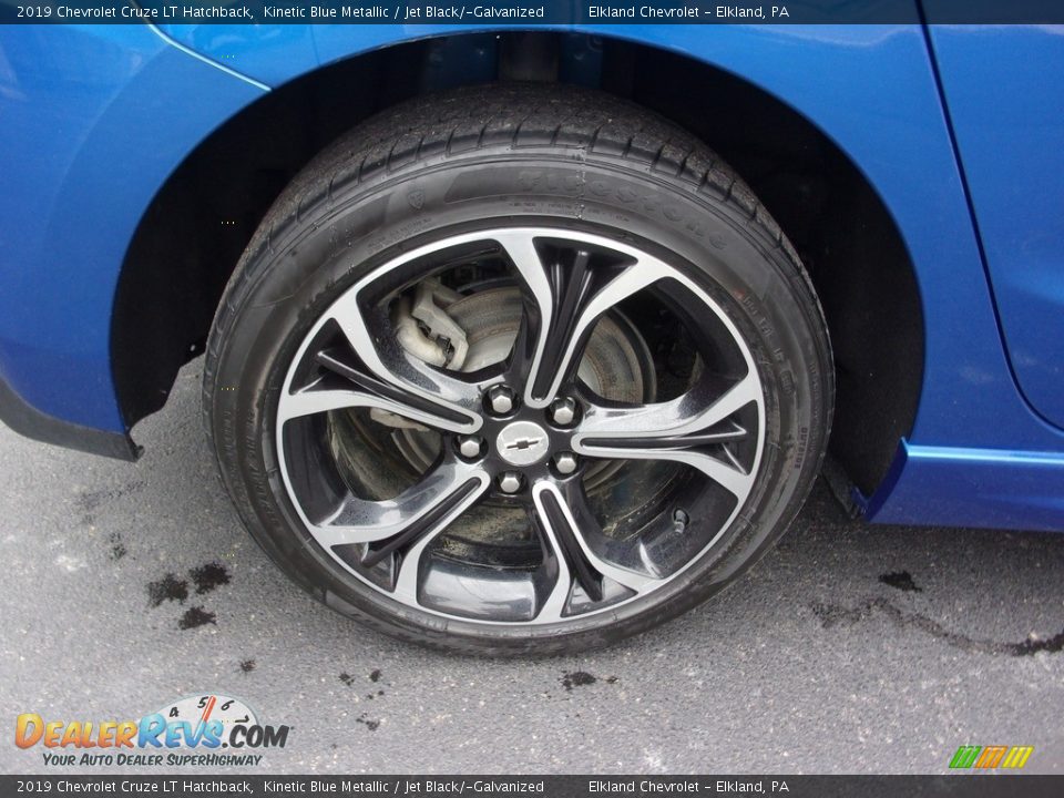 2019 Chevrolet Cruze LT Hatchback Kinetic Blue Metallic / Jet Black/­Galvanized Photo #21