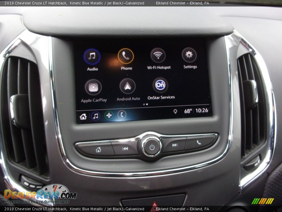 2019 Chevrolet Cruze LT Hatchback Kinetic Blue Metallic / Jet Black/­Galvanized Photo #24