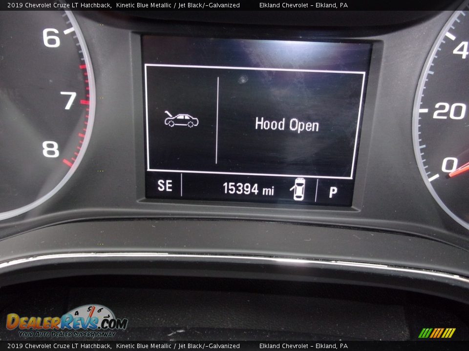 2019 Chevrolet Cruze LT Hatchback Kinetic Blue Metallic / Jet Black/­Galvanized Photo #27