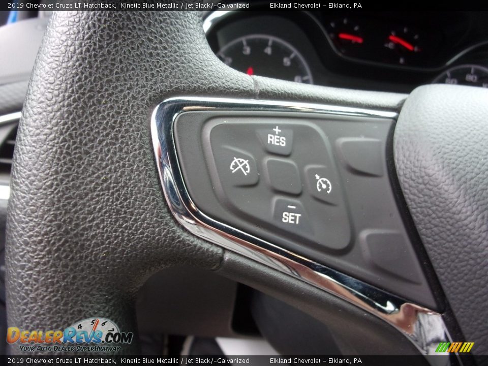 2019 Chevrolet Cruze LT Hatchback Kinetic Blue Metallic / Jet Black/­Galvanized Photo #29
