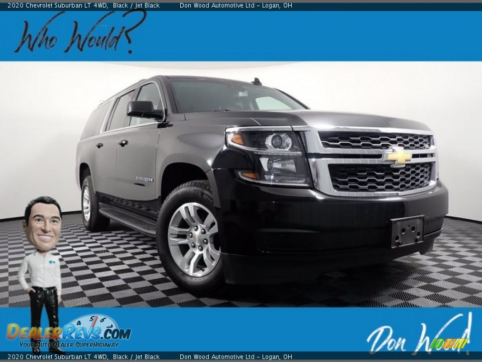 2020 Chevrolet Suburban LT 4WD Black / Jet Black Photo #1