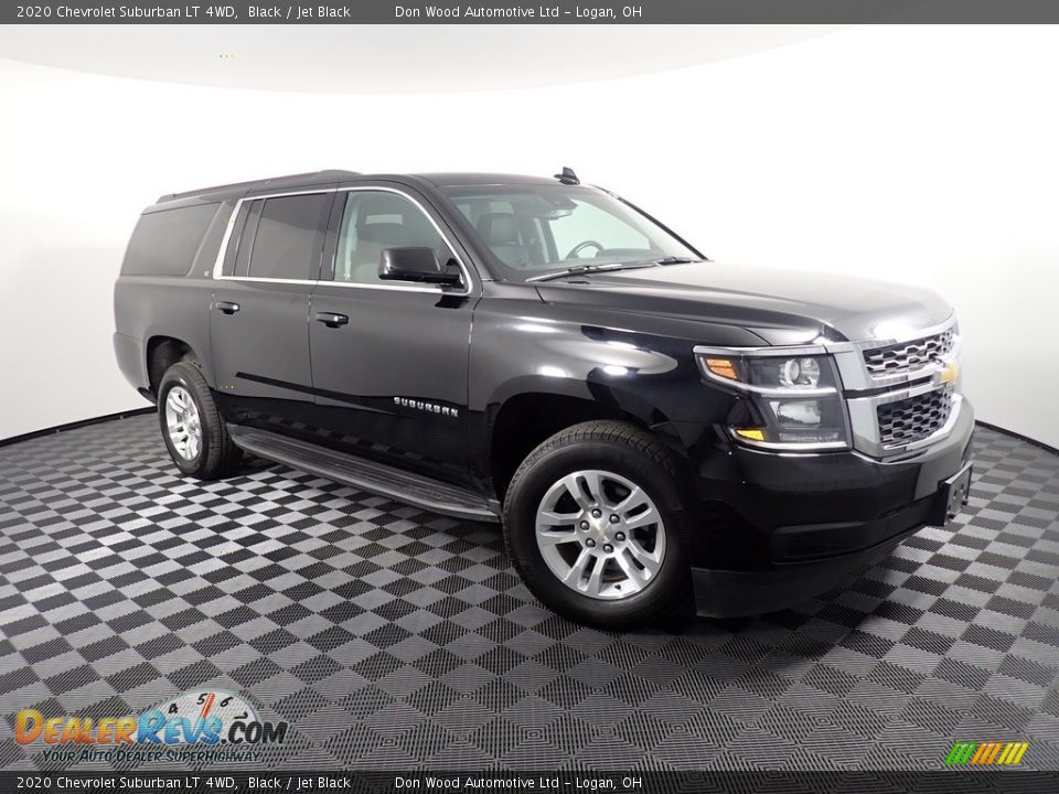 2020 Chevrolet Suburban LT 4WD Black / Jet Black Photo #4