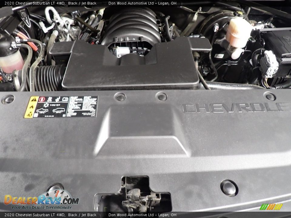 2020 Chevrolet Suburban LT 4WD Black / Jet Black Photo #8