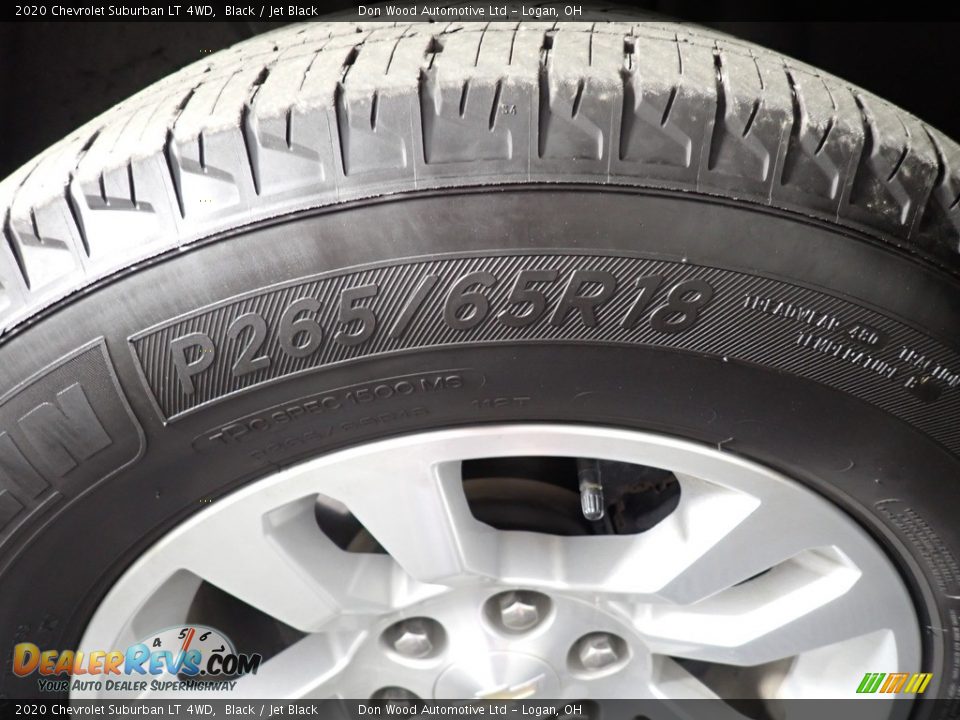 2020 Chevrolet Suburban LT 4WD Black / Jet Black Photo #22