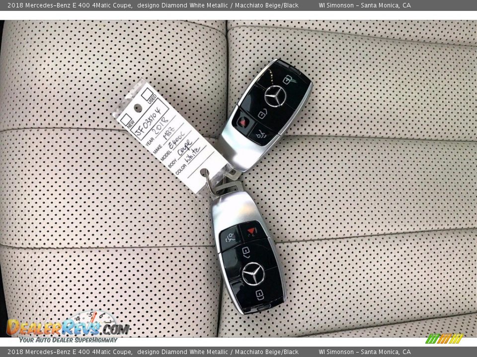 Keys of 2018 Mercedes-Benz E 400 4Matic Coupe Photo #11