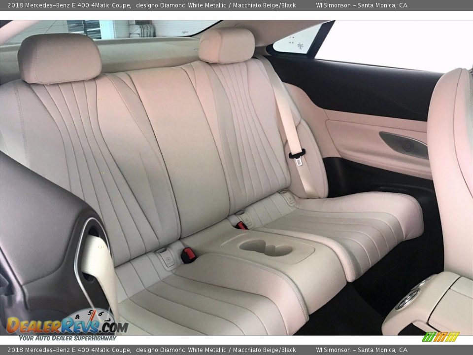 Rear Seat of 2018 Mercedes-Benz E 400 4Matic Coupe Photo #13