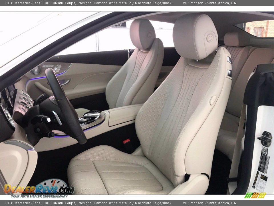 Front Seat of 2018 Mercedes-Benz E 400 4Matic Coupe Photo #14