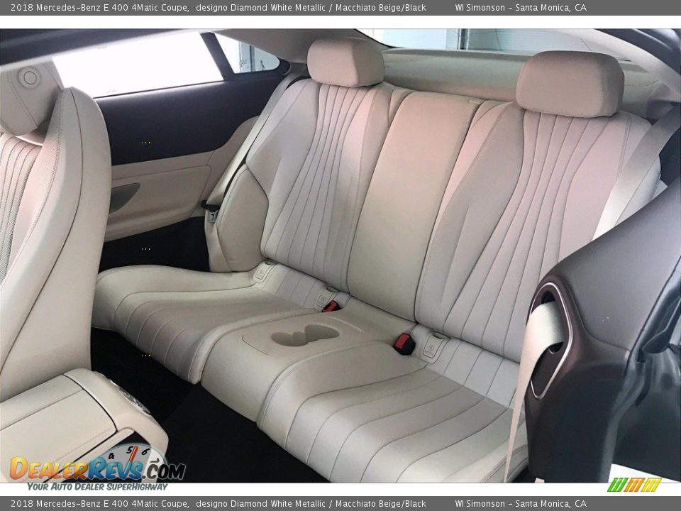 Rear Seat of 2018 Mercedes-Benz E 400 4Matic Coupe Photo #15