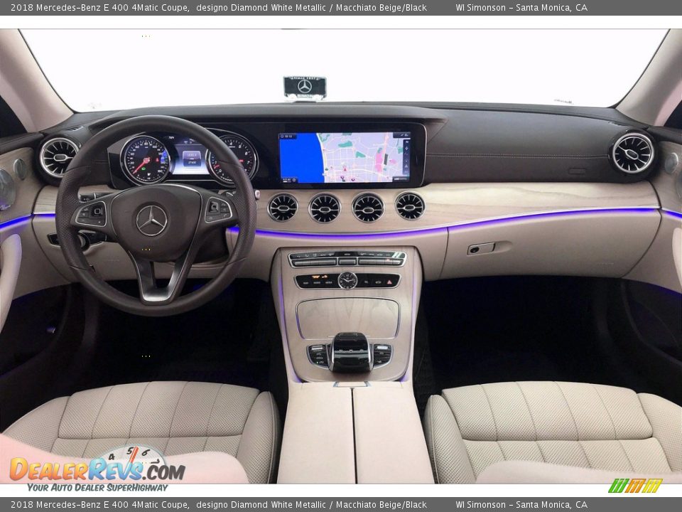 Dashboard of 2018 Mercedes-Benz E 400 4Matic Coupe Photo #17