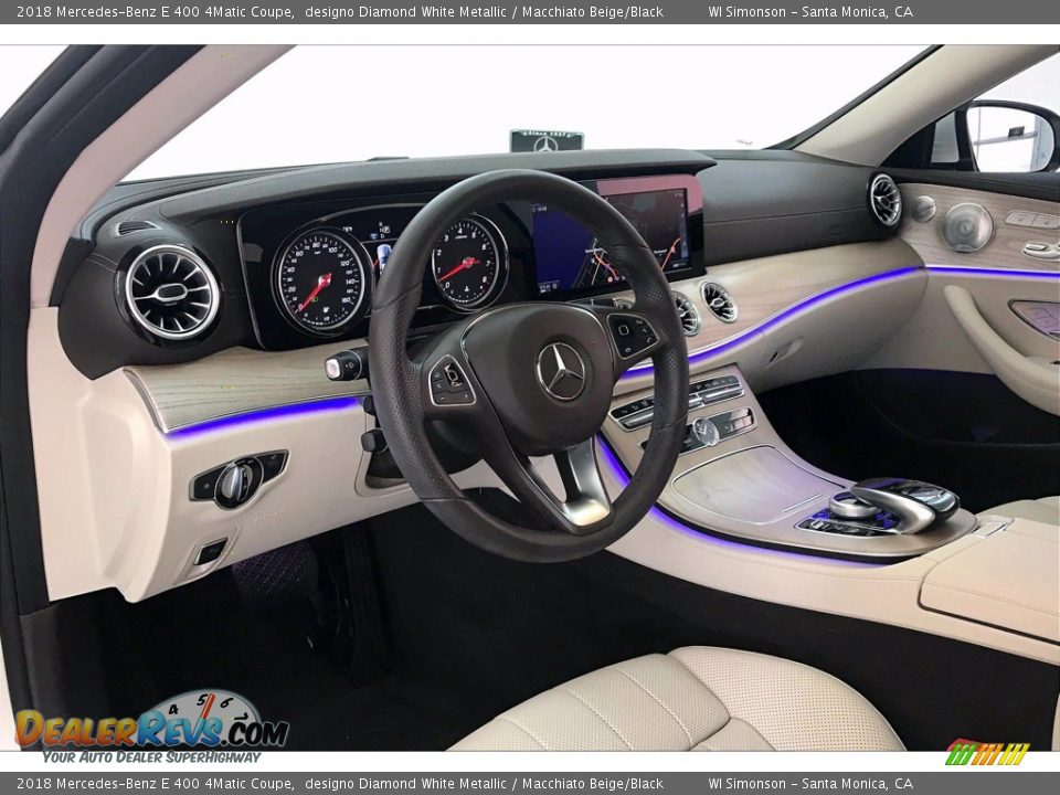 Dashboard of 2018 Mercedes-Benz E 400 4Matic Coupe Photo #22