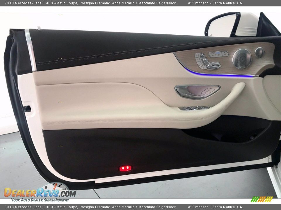 Door Panel of 2018 Mercedes-Benz E 400 4Matic Coupe Photo #25