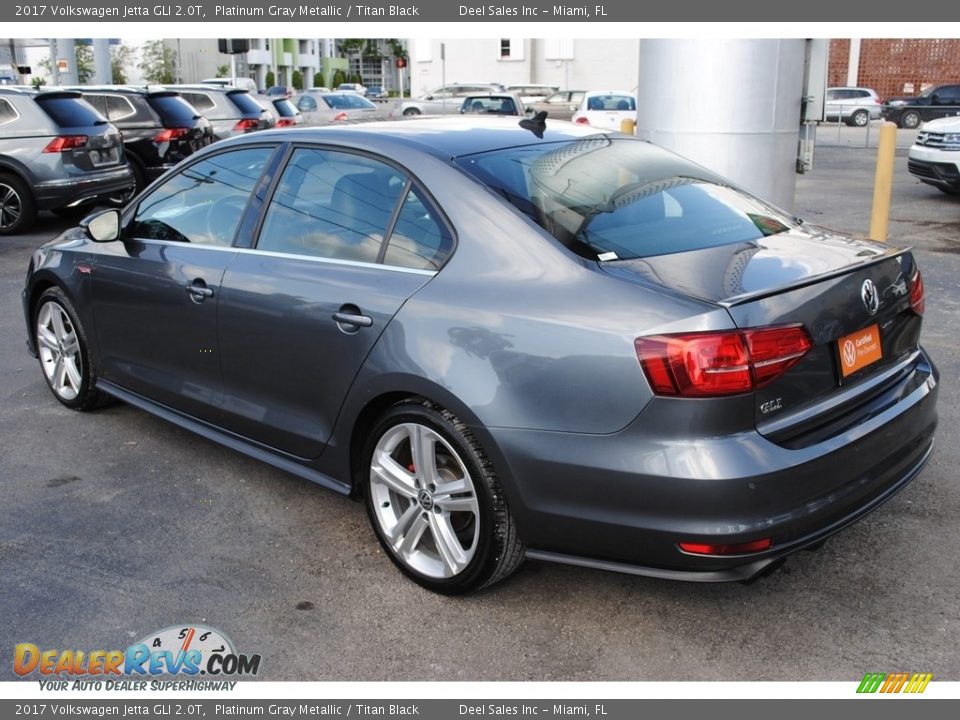 2017 Volkswagen Jetta GLI 2.0T Platinum Gray Metallic / Titan Black Photo #6