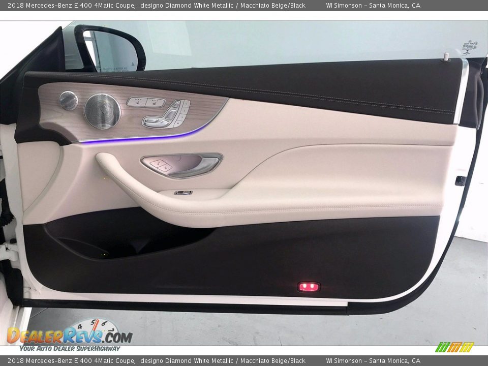 Door Panel of 2018 Mercedes-Benz E 400 4Matic Coupe Photo #30