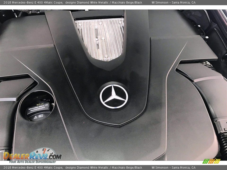 2018 Mercedes-Benz E 400 4Matic Coupe designo Diamond White Metallic / Macchiato Beige/Black Photo #31