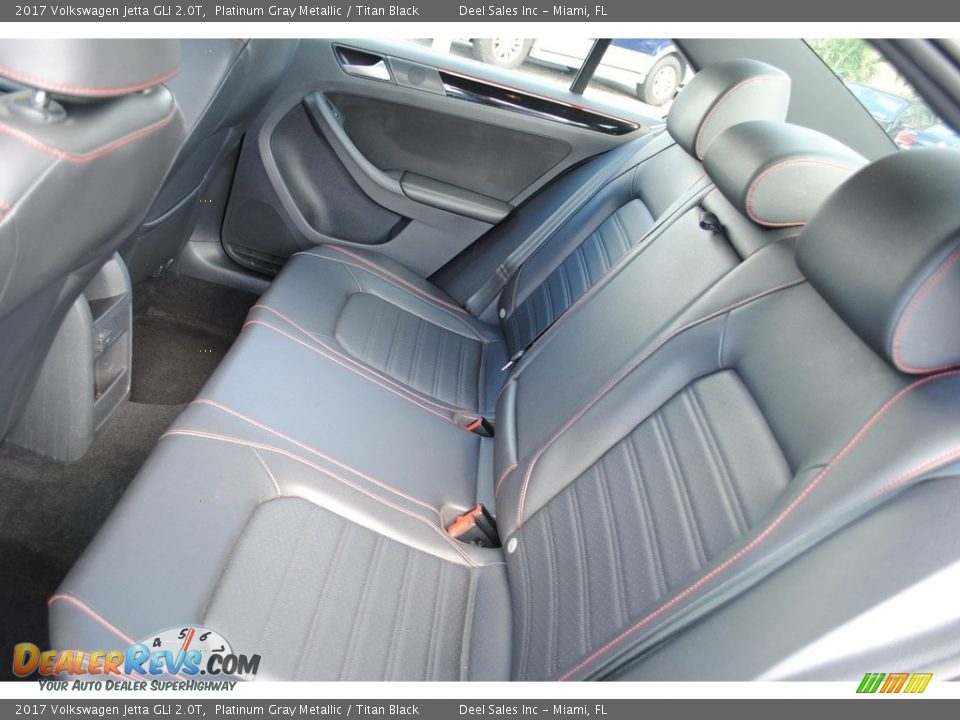 Rear Seat of 2017 Volkswagen Jetta GLI 2.0T Photo #11