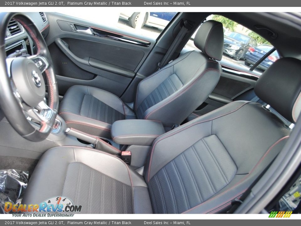 Front Seat of 2017 Volkswagen Jetta GLI 2.0T Photo #12