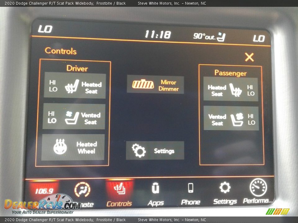 2020 Dodge Challenger R/T Scat Pack Widebody Frostbite / Black Photo #21