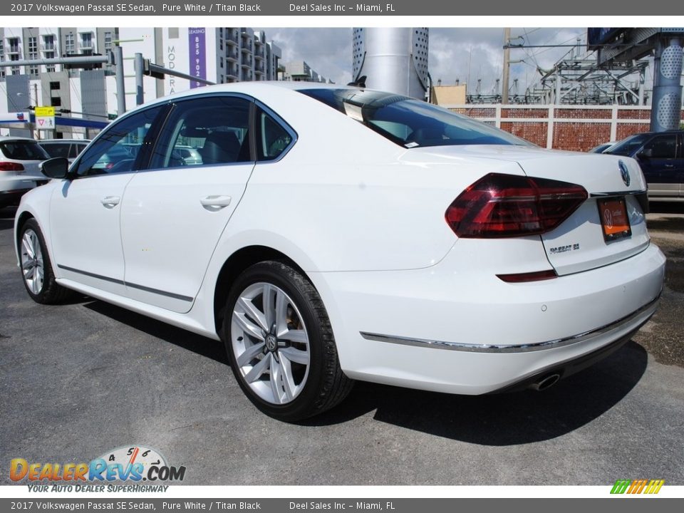 Pure White 2017 Volkswagen Passat SE Sedan Photo #7