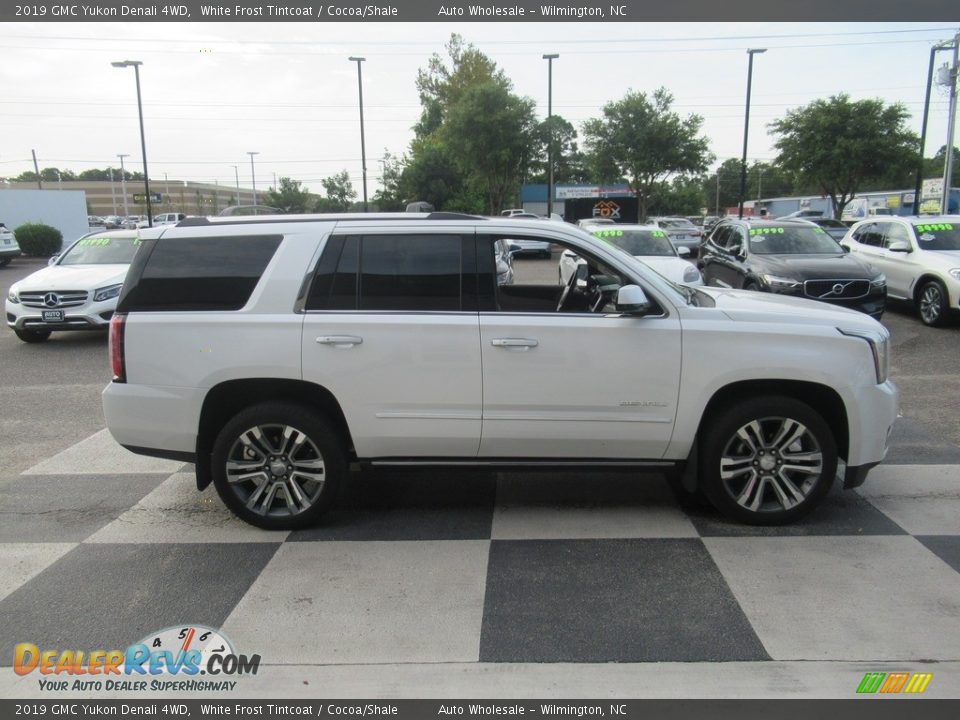 2019 GMC Yukon Denali 4WD White Frost Tintcoat / Cocoa/Shale Photo #3