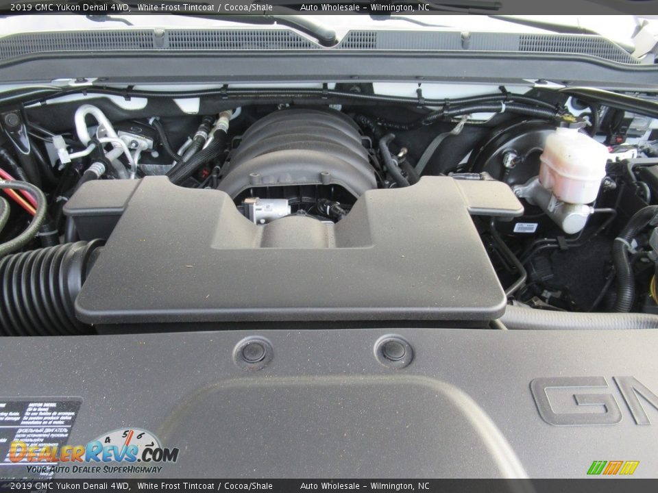 2019 GMC Yukon Denali 4WD White Frost Tintcoat / Cocoa/Shale Photo #6