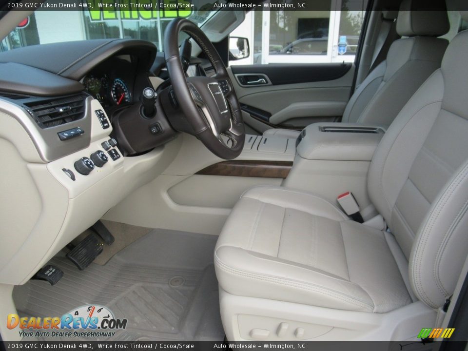 2019 GMC Yukon Denali 4WD White Frost Tintcoat / Cocoa/Shale Photo #10
