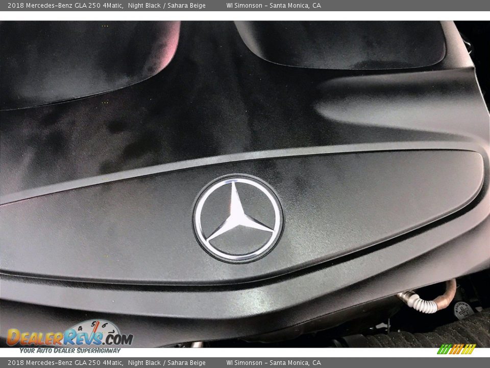 2018 Mercedes-Benz GLA 250 4Matic Night Black / Sahara Beige Photo #31