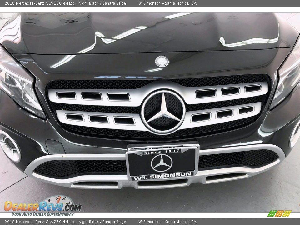2018 Mercedes-Benz GLA 250 4Matic Night Black / Sahara Beige Photo #33